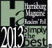 2013 Harrisburg Magazine's simply the best award winner