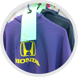 Assorted Color Honda Sweatshirts
