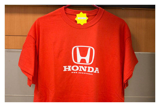 Honda Emblem Shirt Bright Red