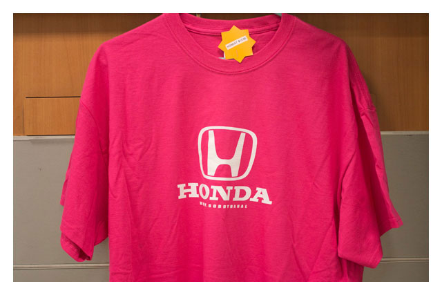 Honda Emblem T-Shirt Magenta