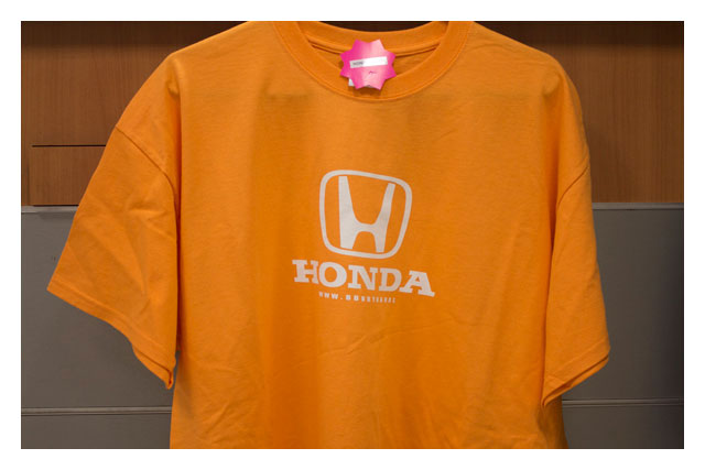 Honda Emblem T-Shirt Orange