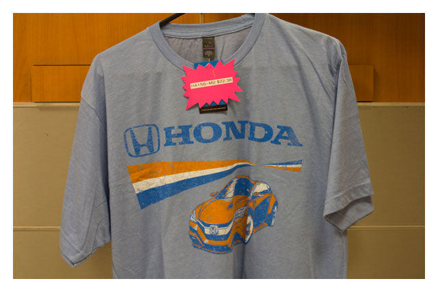 Honda Vintage Honda Civic T-Shirt Light Blue
